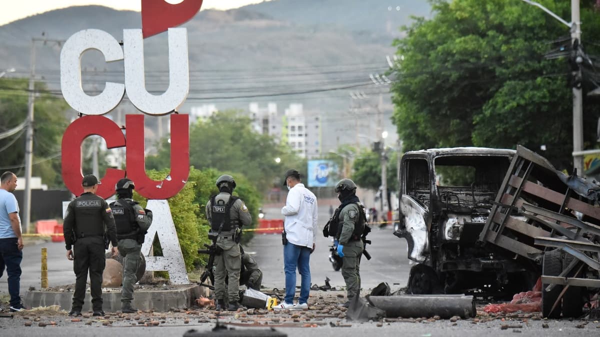 Explosion d'un camion piégé à Cúcuta fait 11 blessés à six jours de l'investiture présidentielle